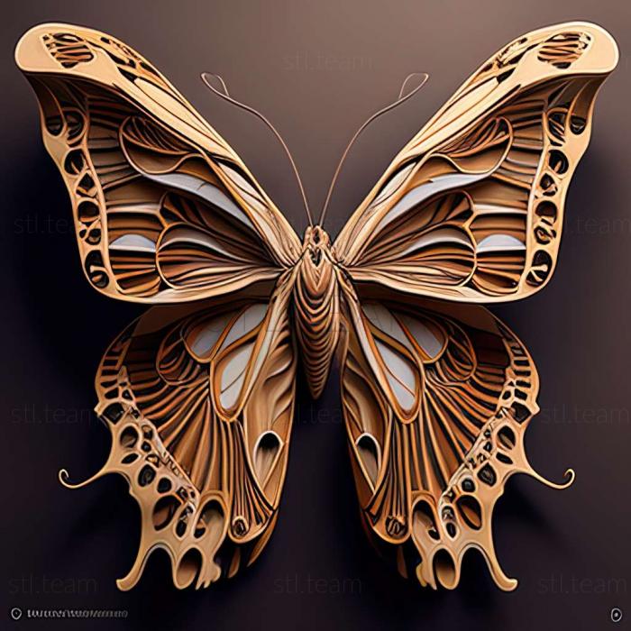 3D модель Papilio woodfordi (STL)